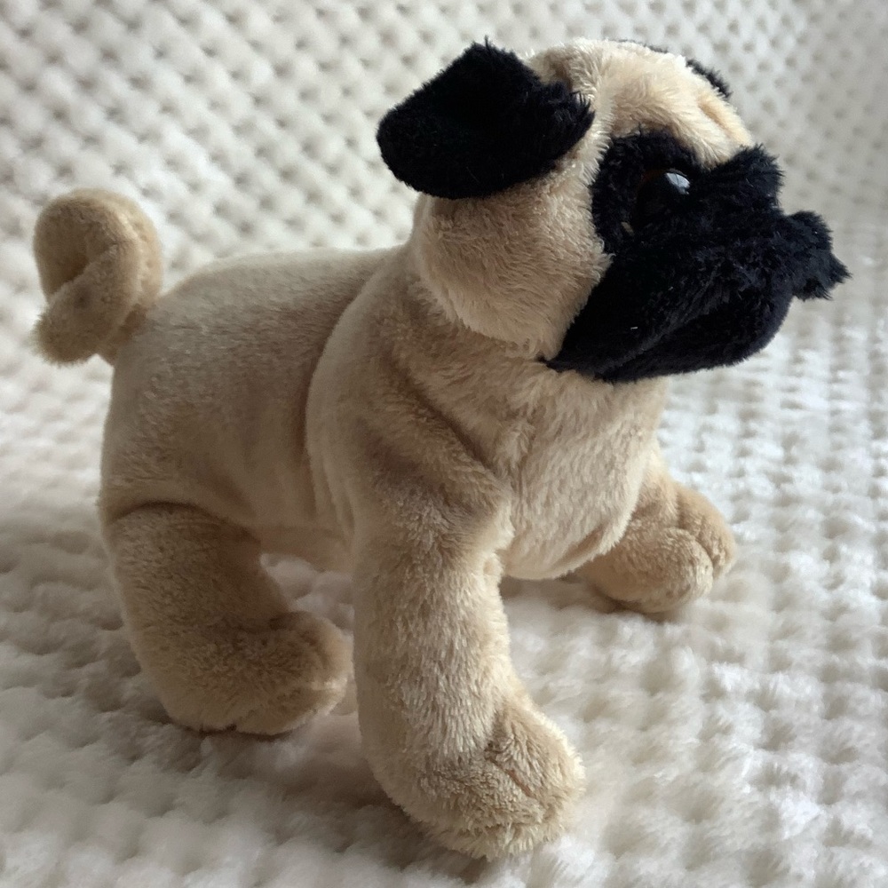 Ganz Webkinz Plush Pug Puppy Dog Stuffed Animal Toy No code - Picture 1 of 13